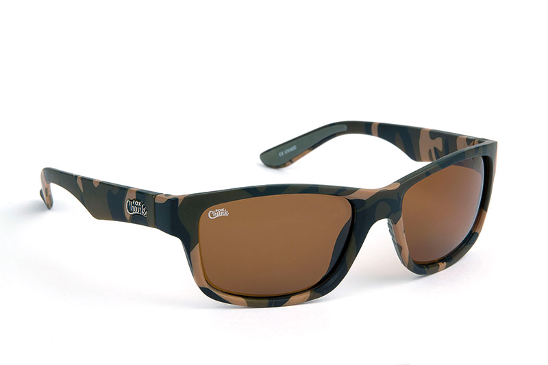 CSN040 Fox NEW Chunk Camo Frame Brown Lens Polarised Sunglasses 