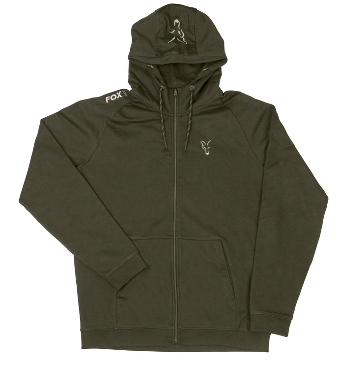 FOX Collection Green/Silver Sherpa Hoodie XL by TACKLE-DEALS !!! 