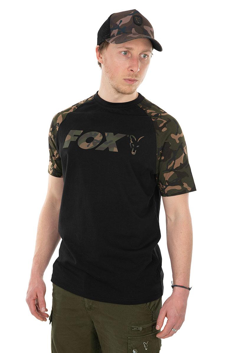 Fox Black/Camo Long Sleeve T-Shirt Angelshirt 
