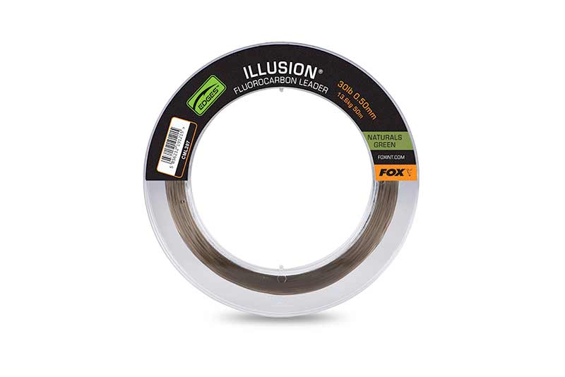 cml207_fox_illusion_leader_30lb_13_6kg_0_50mm_x50m_naturals_green_mainjpg