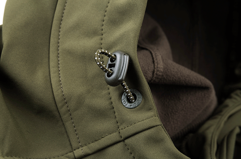 FOX COLLECTION SHELL Hoody Green//Silver Taille L