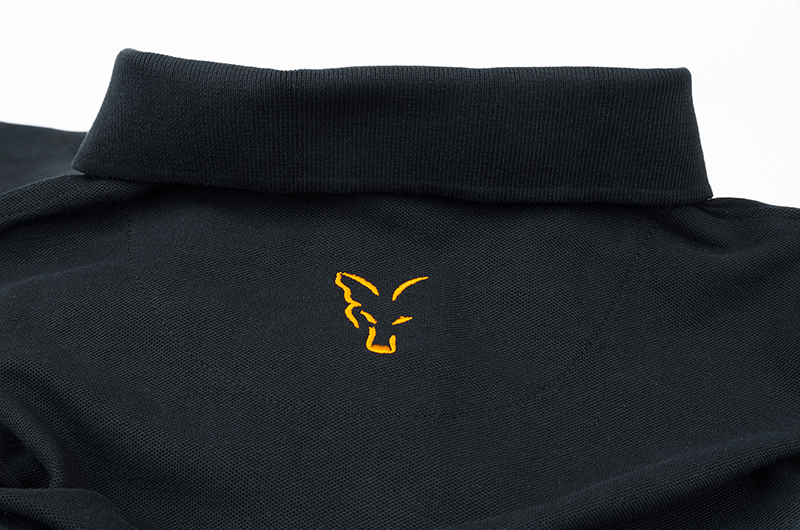 Fox Chunk Polo Shirt Black Grey für Angler Poloshirt in Topqualität ansehen