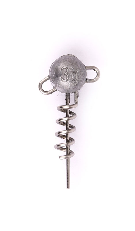 Corkscrew Round Jig Heads 3 and 7 gram