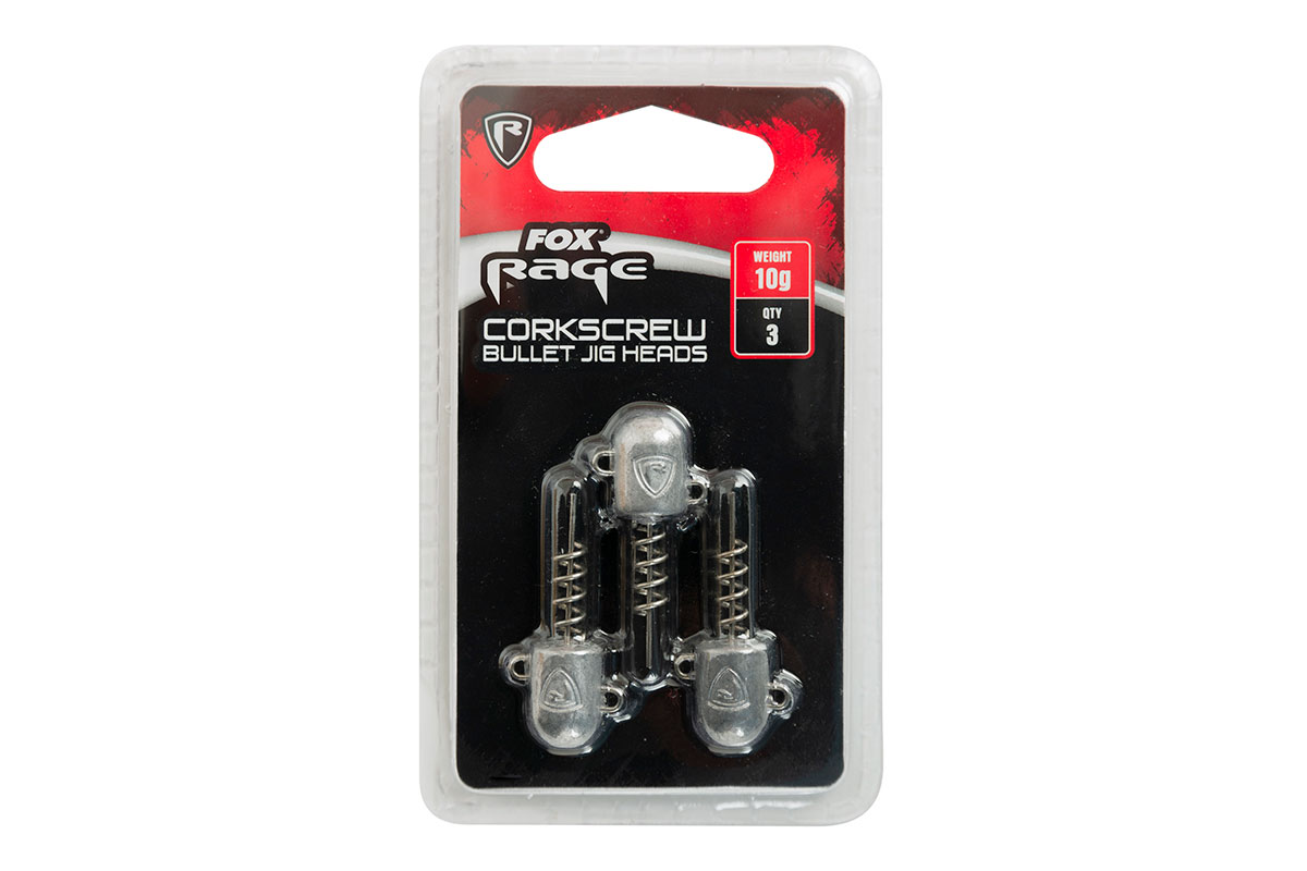 Three Pack Corkscrew Jig Heads