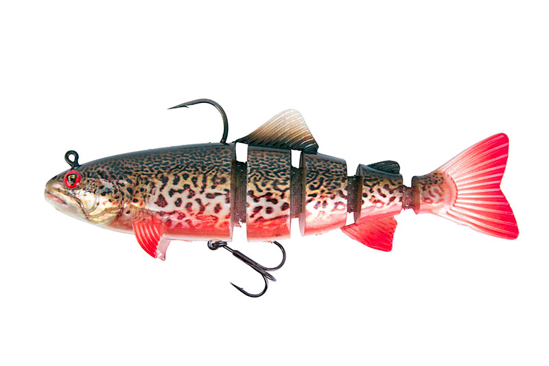 Fox Rage Replicant Trout 18 cm 110 g Jointed Rubber Fish Swimbait for Pike Fishing