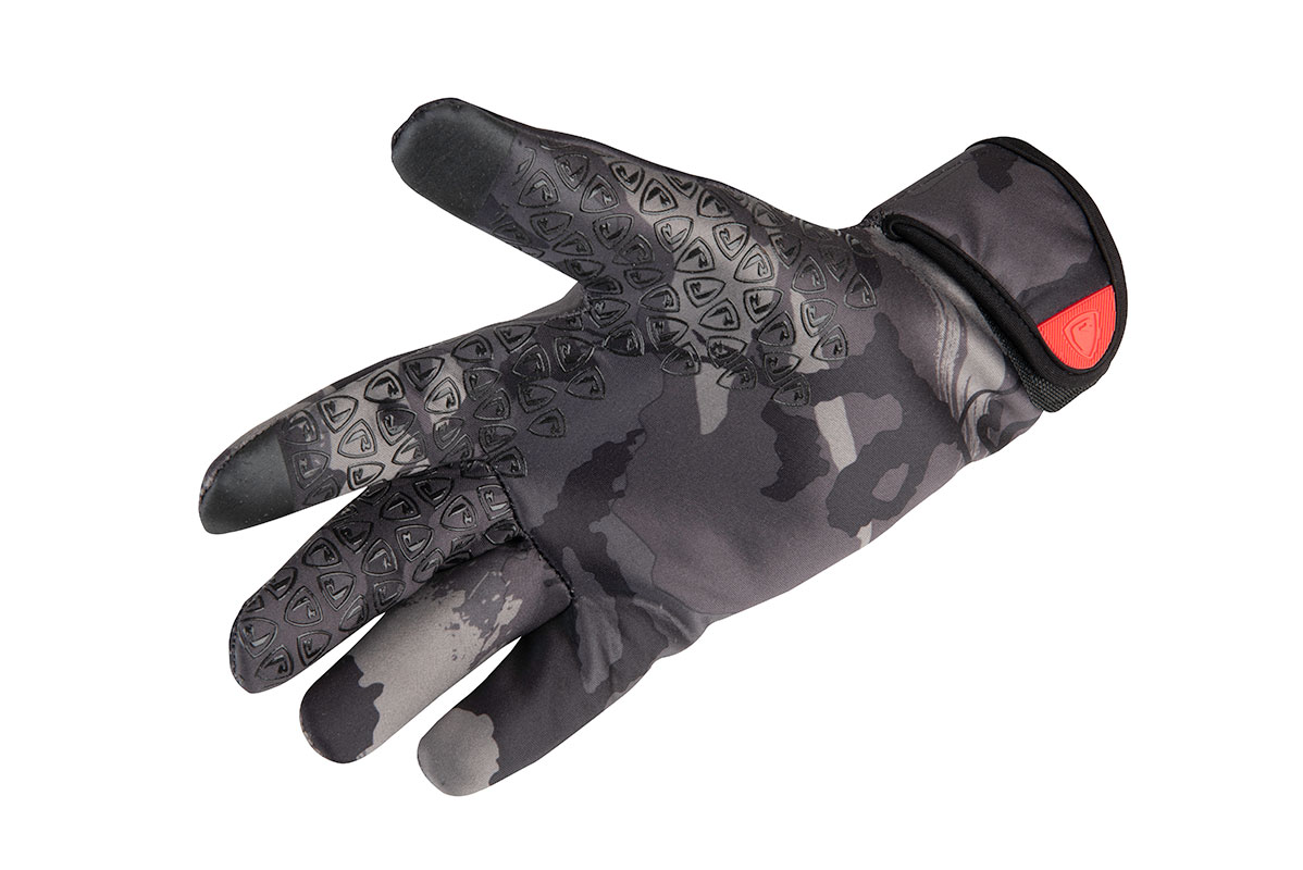 Fox Rage Thermal Camo Gloves Winter Handschuhe für Touchscreen Raubfisch 