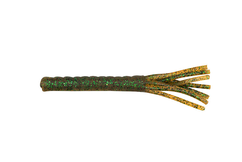 Плавающие приманки с УФ-окраской Rage Creature Funky Worm 9cm/2.75" Green Pumpkin UV x 6pcs