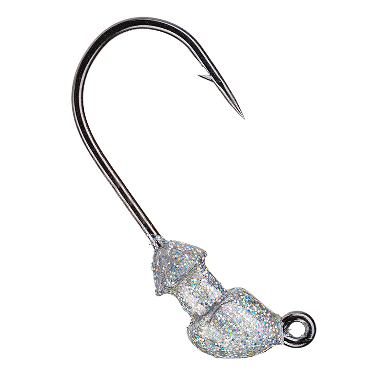 Strike King Squadron & Baby Squadron Swimbait Jig Heads (Baby) Silver Bling - 3.5g