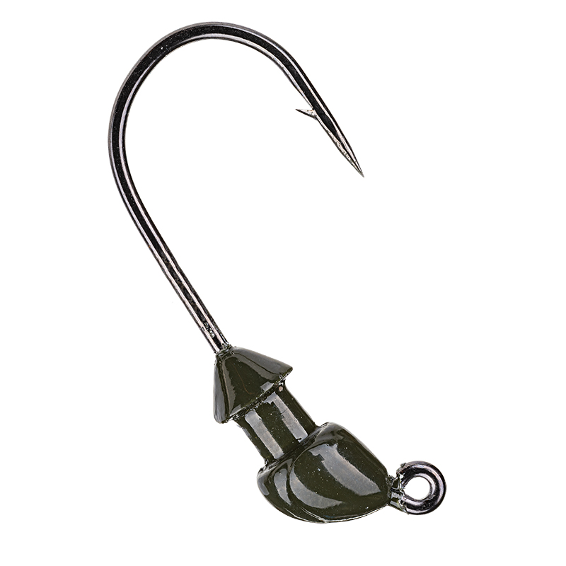 SQUADRON AND BABY SQUADRON SWIMBAIT JIG HEADS Baby Sqdrn Swmbt Jig Hd 1/8oz Grn Pmpkn