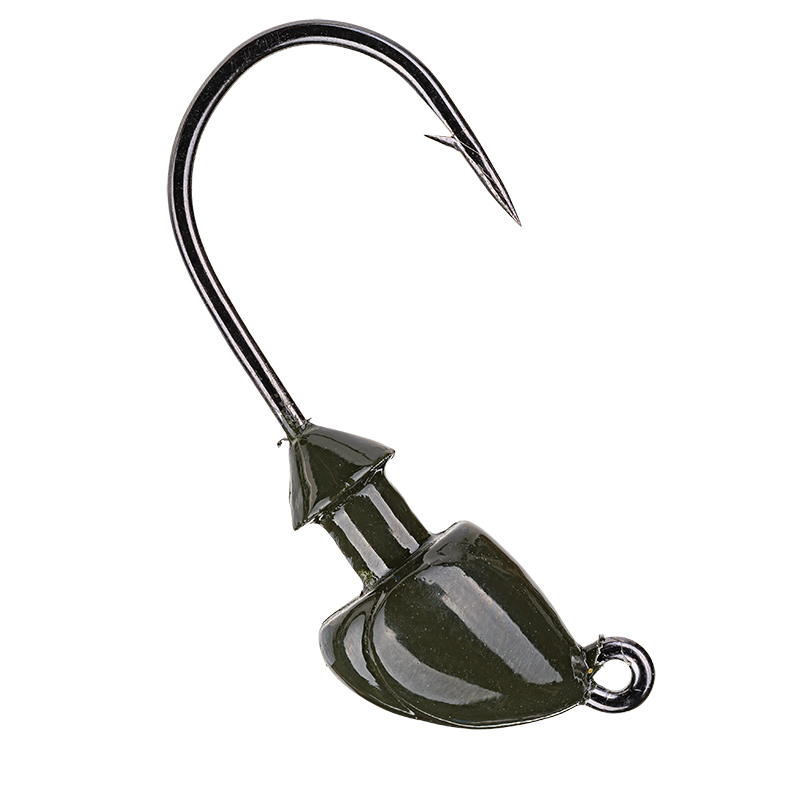 SQUADRON AND BABY SQUADRON SWIMBAIT JIG HEADS Baby Sqdrn Swmbt Jig Hd 5/16oz Grn Pmpkn