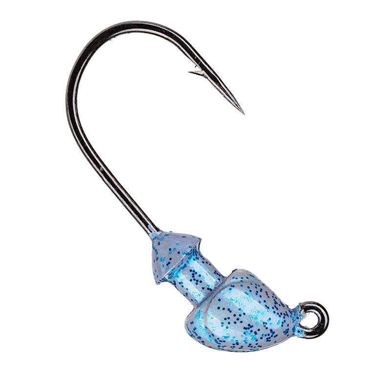 Strike King Squadron & Baby Squadron Swimbait Jig Heads (Baby) Blue Glimmer - 5.3g