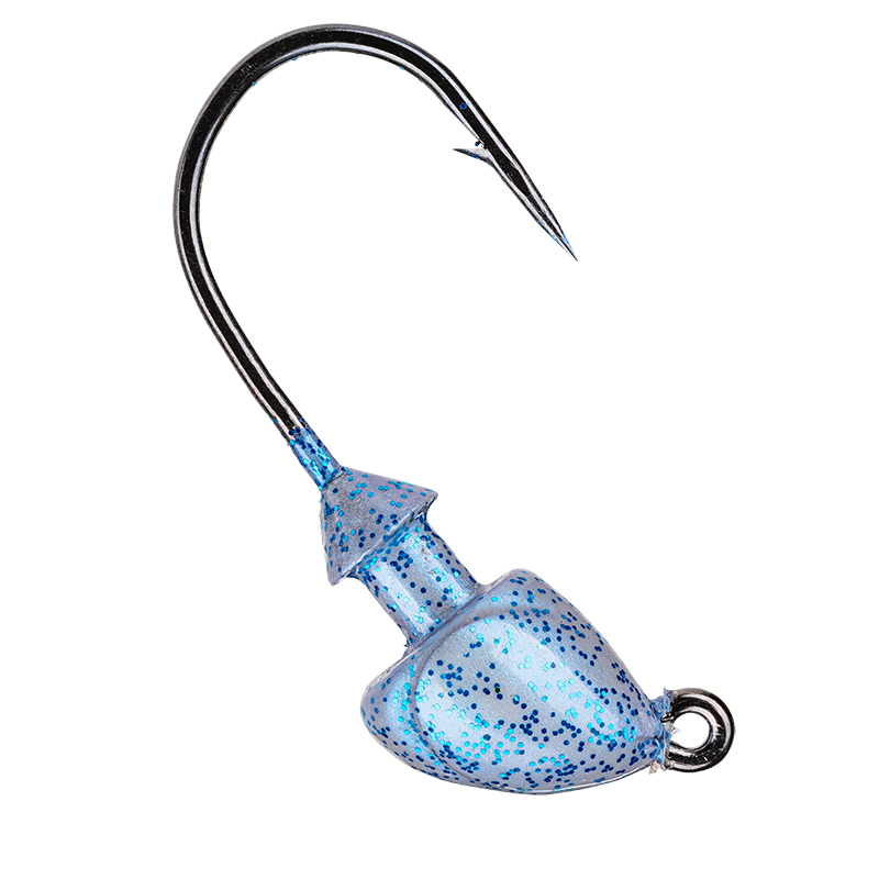 Strike King Squadron & Baby Squadron Swimbait Jig Heads (Baby) Blue Glimmer - 8.8g