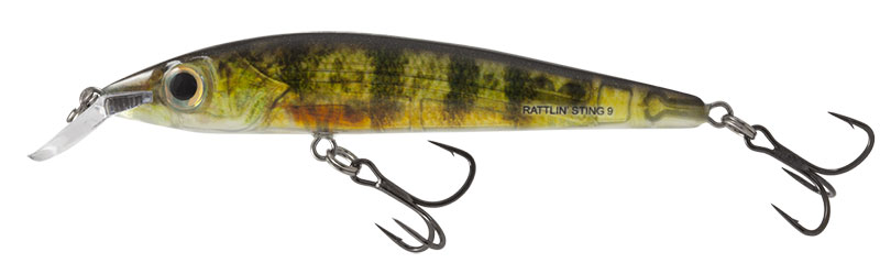 RATTLIN STING SUSPENDING - 9cm Real Yellow Perch