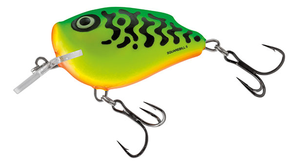 SALMO SQUAREBILL 5CM Green Tiger