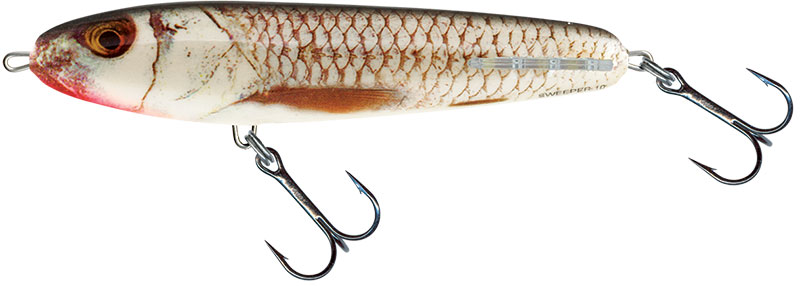 Salmo Sweeper 14cm Real Grey Shiner - Sinking