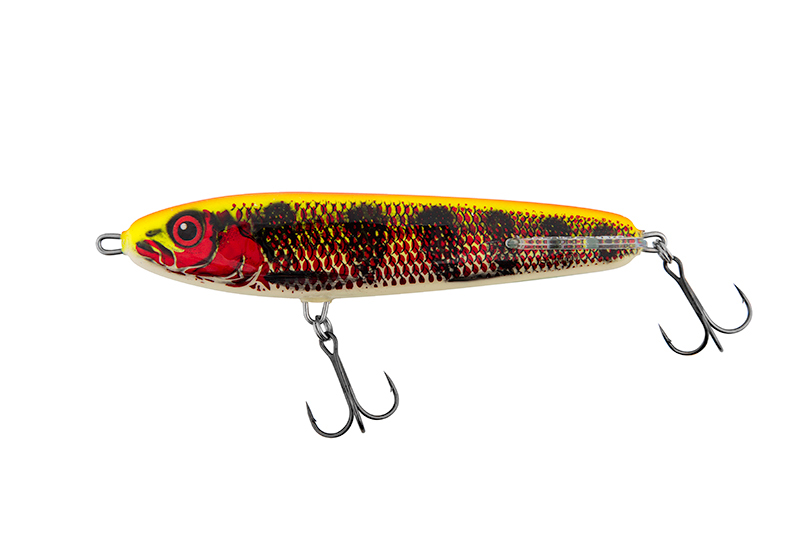 Salmo Sweeper 14cm Holo Red Perch - Sinking