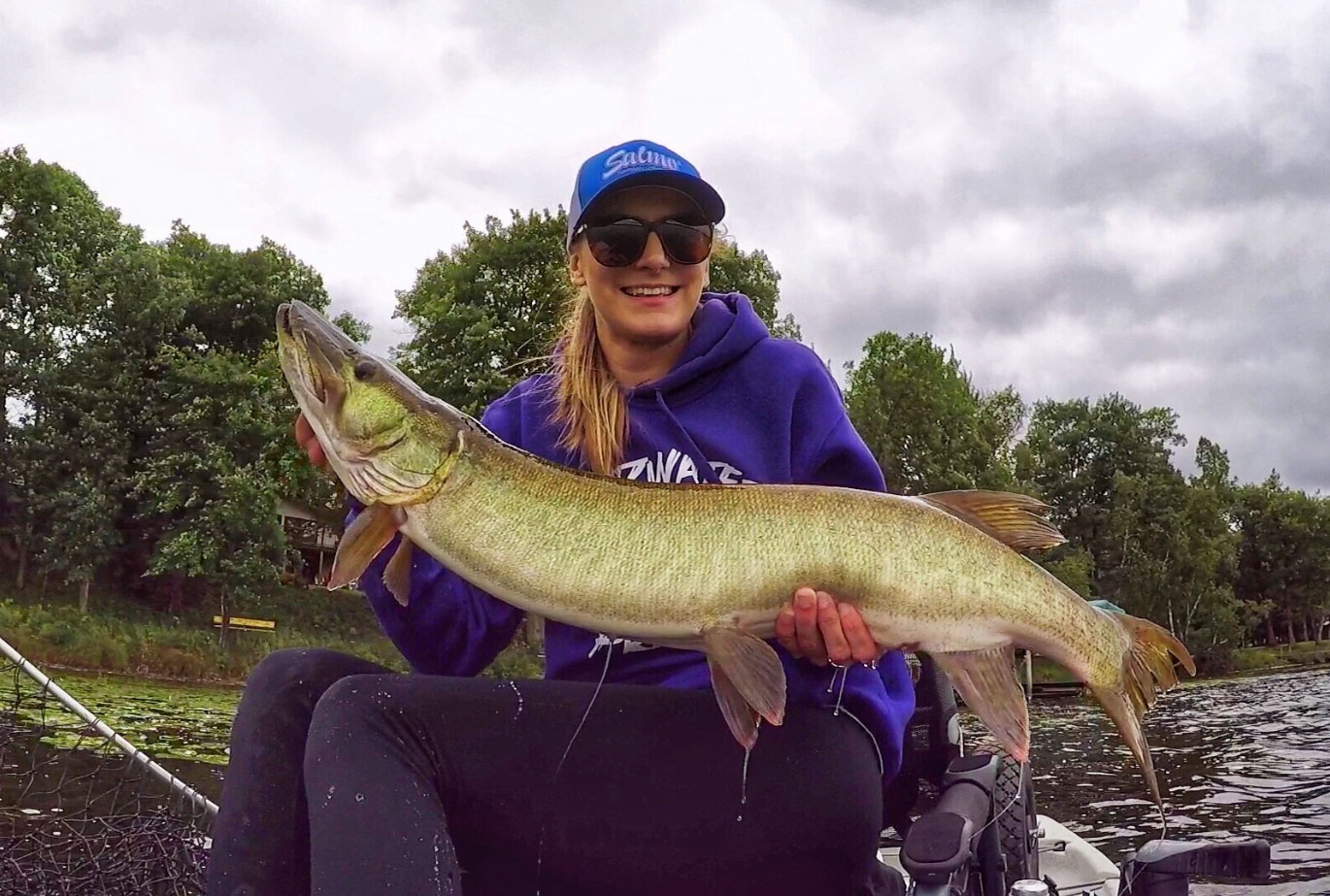 Muskie Fishing with the Salmo Slider new