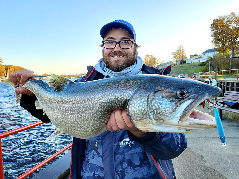 Jigging for lake deals trout