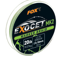 Exocet MK2 marker braid 20lbx300m green