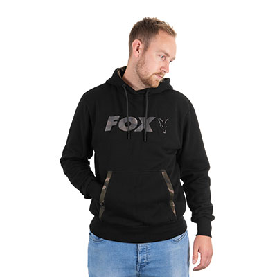 Fox Black / Camo Print Hoody XL