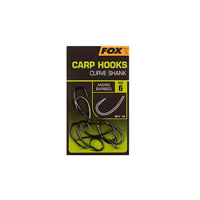 Fox Carp hooks curve shank sz 4