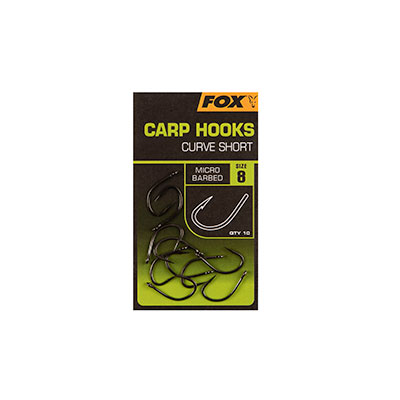 Fox Carp hooks curve shank Short sz 2